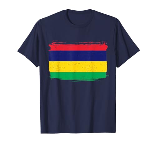 Mauritius Flagge Damen Herren Kinder T-Shirt Mauritius Flagge Damen Herren Kinder T-Shirt von Love Mauritius Love