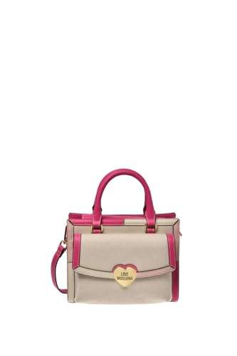 Love Moschino, Handtasche, Umhängetasche, Beige-Pink von Love Moschino