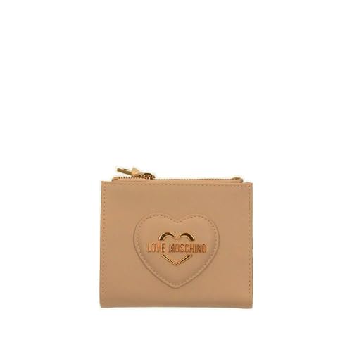 Love Moschino Bold Heart Geldbörse Damen, Biskuit, Taglia Unica von Love Moschino