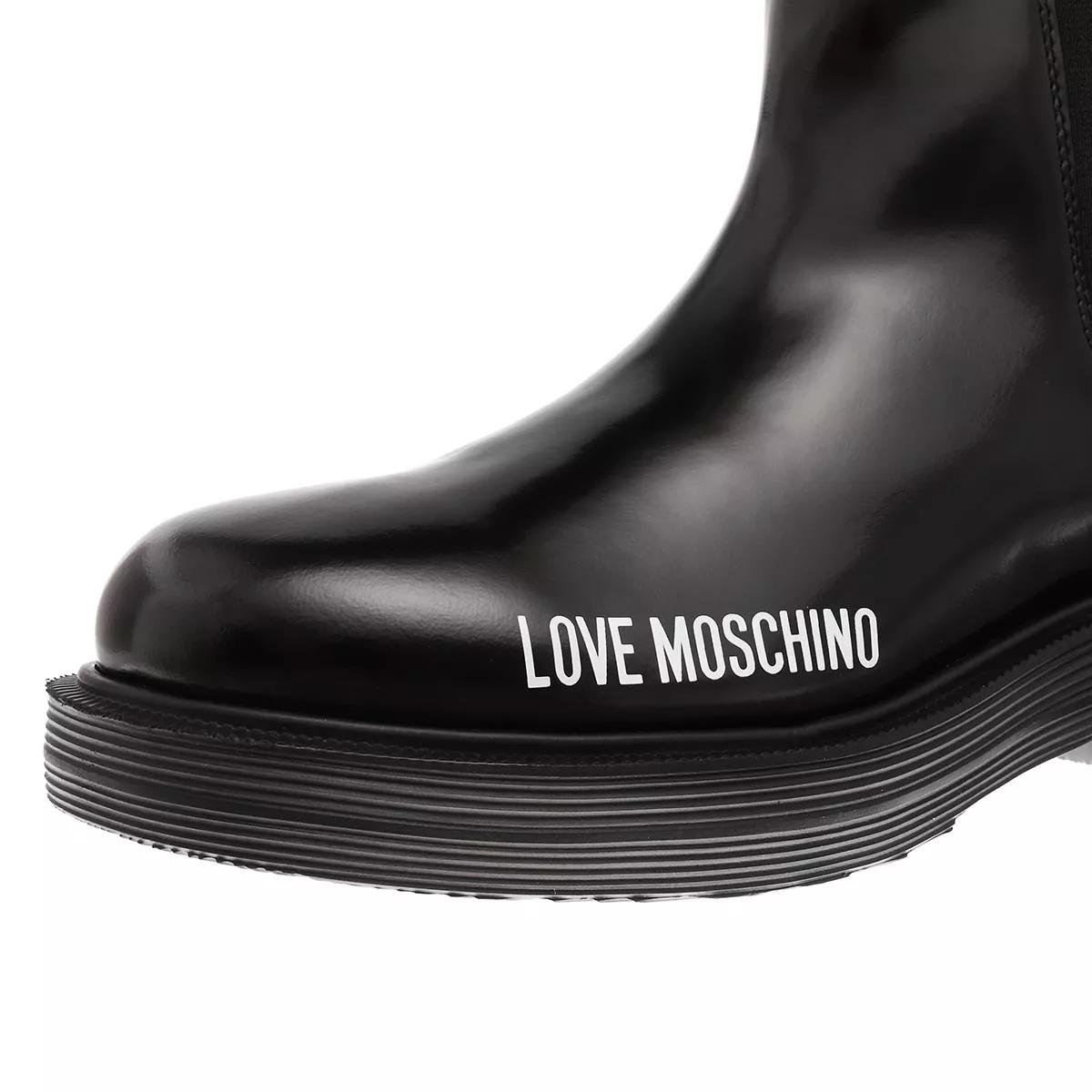 Love Moschino Boots & Stiefeletten - Sca.Nod.City40 Vit.Abrasivato - Gr. 39 (EU) - in Schwarz - für Damen von Love Moschino