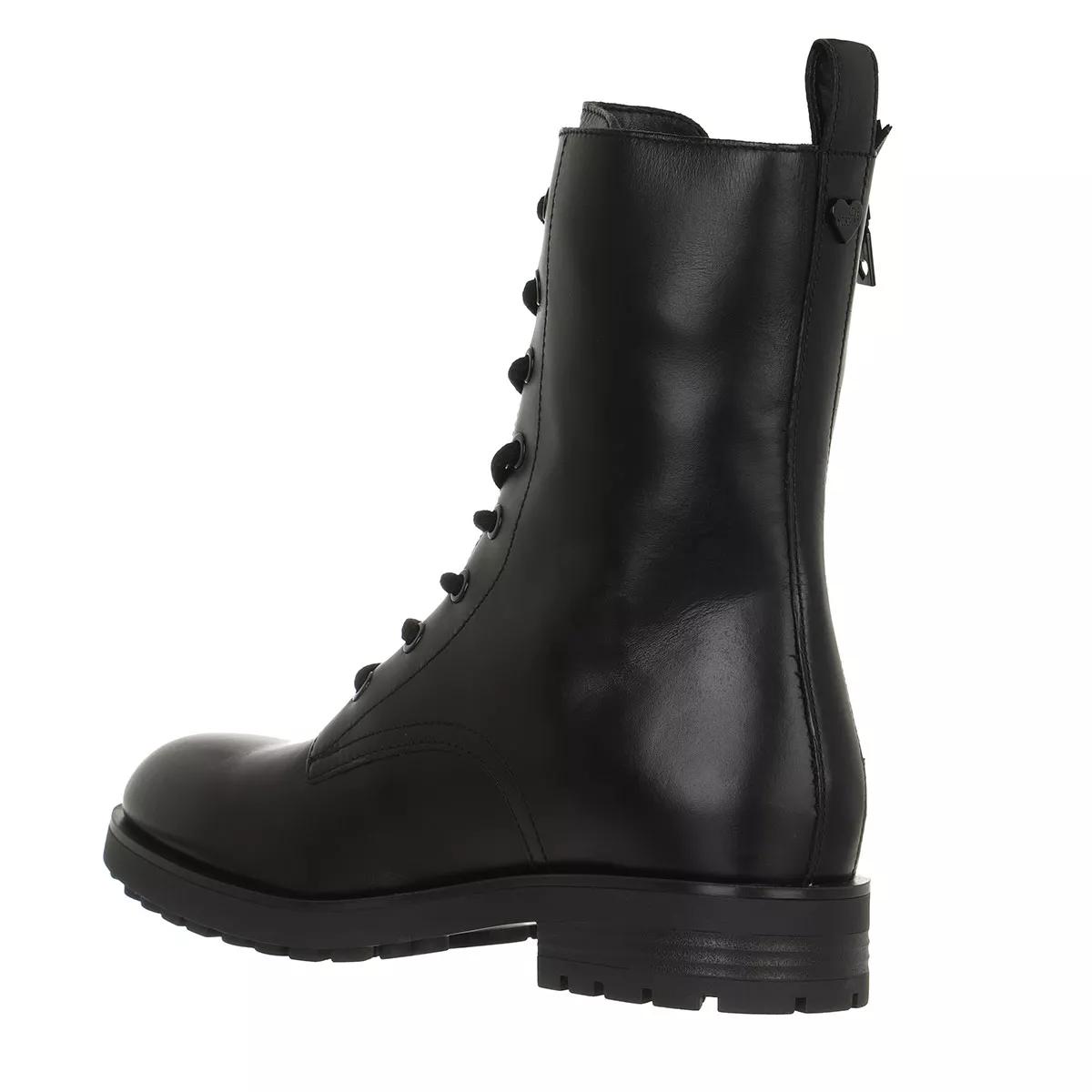 Love Moschino Boots & Stiefeletten - St Ttod Gommac40 Vitello - Gr. 36 (EU) - in Schwarz - für Damen von Love Moschino