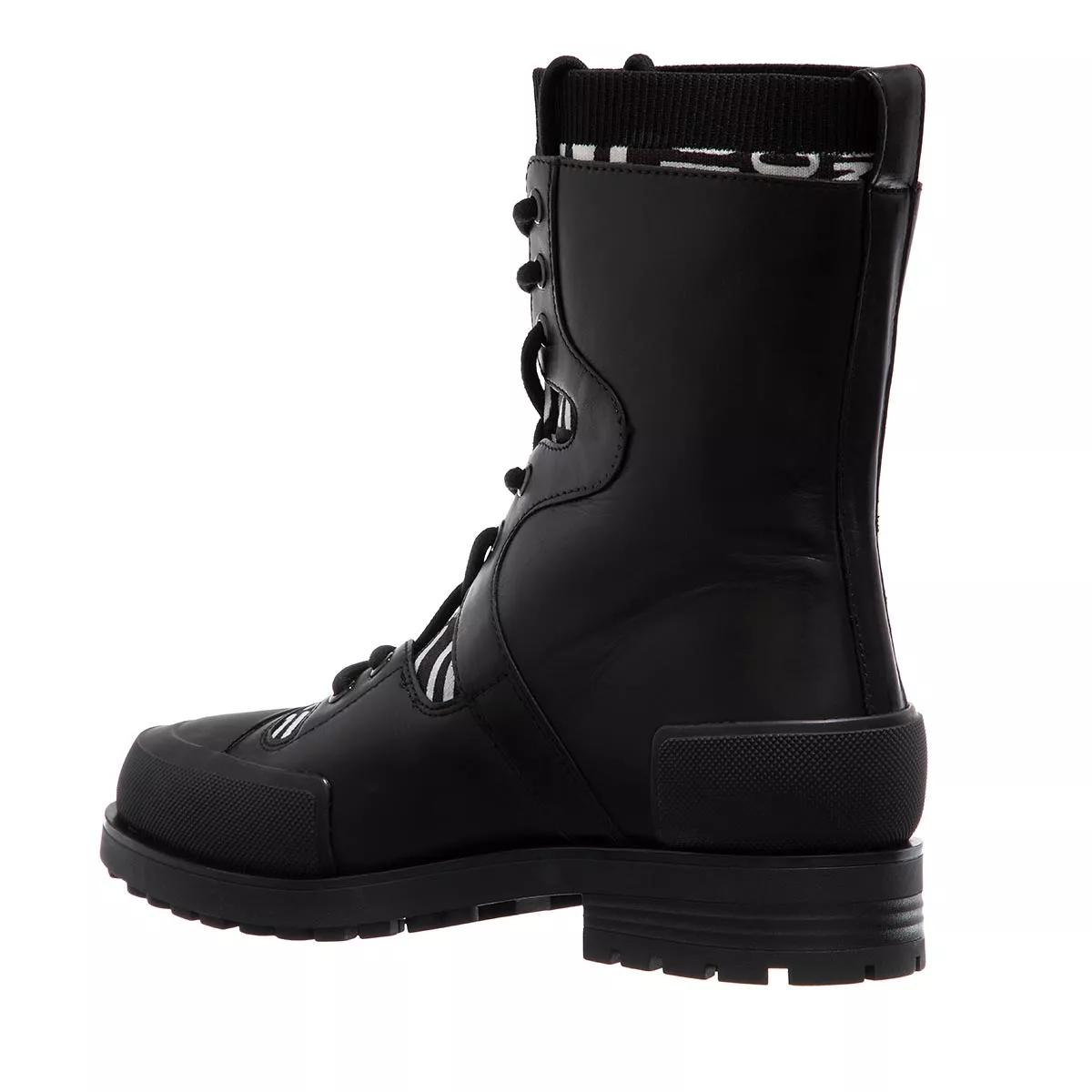 Love Moschino Boots & Stiefeletten - St.Ttod.Daily40 Calza Logo - Gr. 36 (EU) - in Schwarz - für Damen von Love Moschino