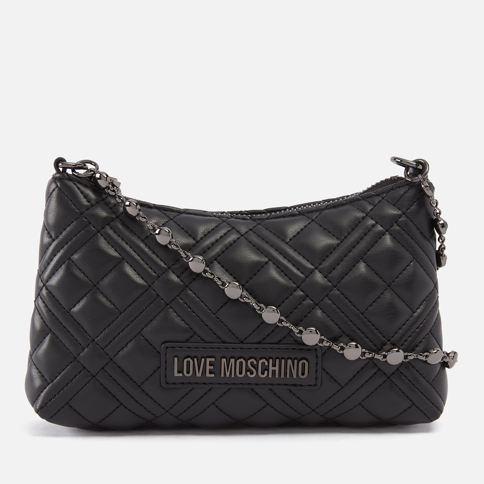 Love Moschino Borsa Quilted Faux Leather Shoulder Bag von Love Moschino