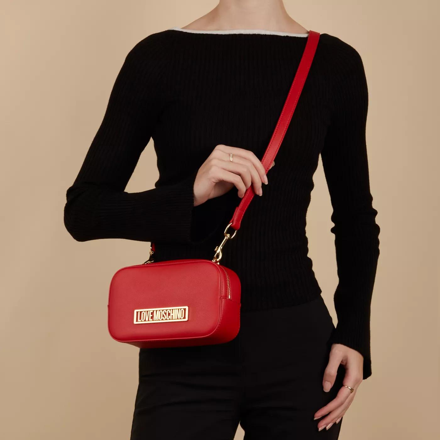 Love Moschino Crossbody Bags - Love Moschino Natural Rote Umhängetasche JC4148PP1 - Gr. unisize - in Rot - für Damen von Love Moschino