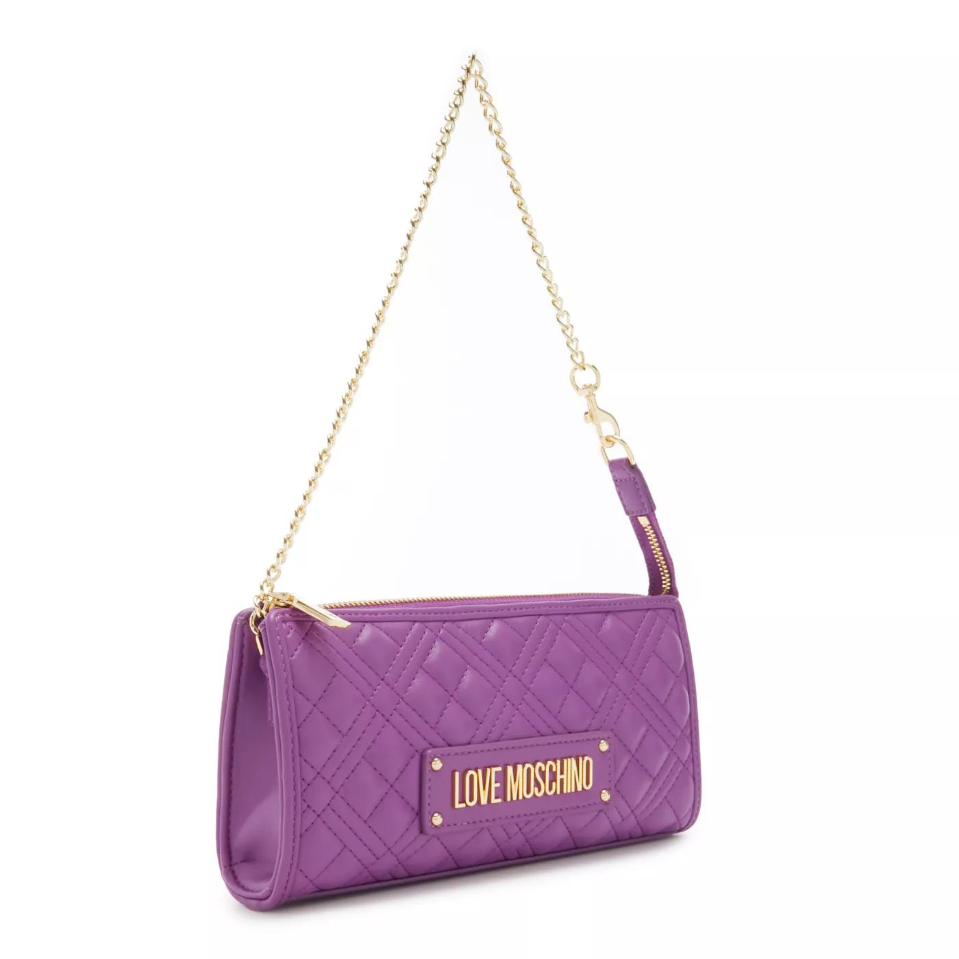Love Moschino Crossbody Bags - Love Moschino Quilted Bag Lila Handtasche JC4011PP - Gr. unisize - in Violett - für Damen von Love Moschino