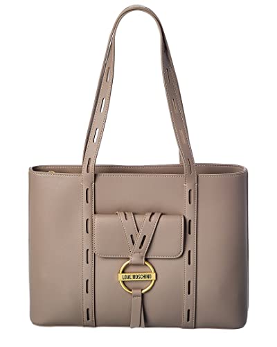 Love Moschino Damen Schultertasche, Vor-Kollektion Herbst Winter 2021, grau von Love Moschino