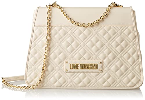 Love Moschino Damen BORSA A SPALLA Umhängetasche, Avorio von Love Moschino