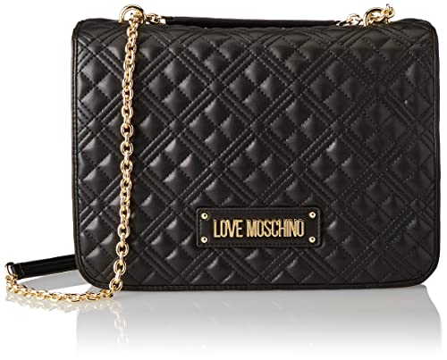 Love Moschino Damen BORSA A SPALLA Umhängetasche, Nero von Love Moschino