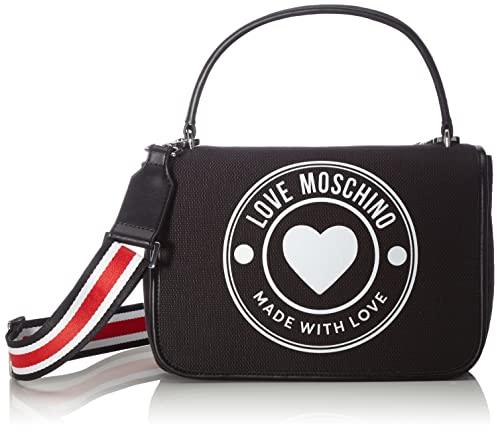 Love Moschino Damen BORSA A SPALLA Umhängetasche, Nero von Love Moschino