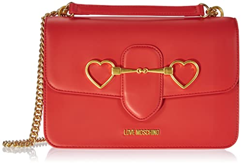 Love Moschino Damen BORSA A SPALLA Umhängetasche, Rosso von Love Moschino