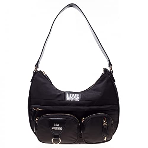 Love Moschino Damen Schultertasche, Schwarz von Love Moschino