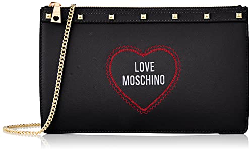 Love Moschino Damen Schultertasche, Schwarz von Love Moschino