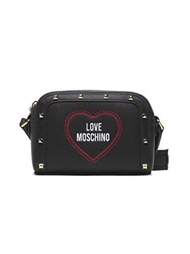 Love Moschino Damen Schultertasche, Schwarz von Love Moschino