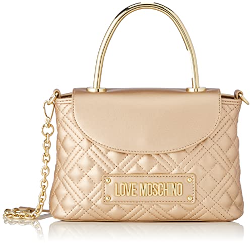 Love Moschino Damen Schultertasche, Stahlgrau von Love Moschino