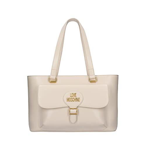 Love Moschino Damen Schultertasche, Weiß von Love Moschino