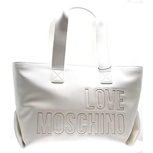 Love Moschino Damen Schultertasche, Weiß von Love Moschino