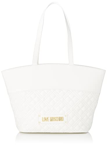 Love Moschino Damen Schultertasche, Weiß von Love Moschino