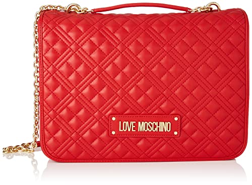 Love Moschino Damen Jc4001pp0ela0 Schultertasche, rot, Einheitsgröße von Love Moschino