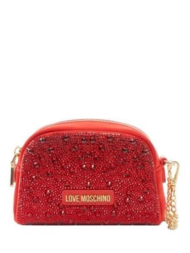 Love Moschino Damen Beauty Case JC5350PP4IK2 aus Kunstleder, rot von Love Moschino