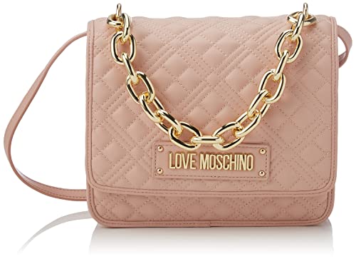 Love Moschino Damen Borsa Chunky Chain Quilting Cipria Umhngetasche, Puder von Love Moschino