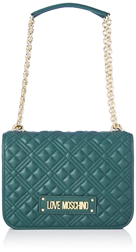 Love Moschino Damen Borsa Quilted Pu Bottiglia Umhngetasche, grün von Love Moschino