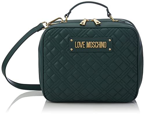 Love Moschino Damen Borsa Quilted Pu Bottiglia Umhngetasche, grün von Love Moschino