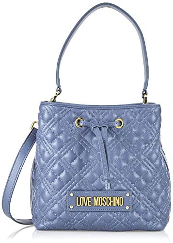 Love Moschino Damen Borsa Quilted Pu Denim Umhngetasche, Denimblau von Love Moschino