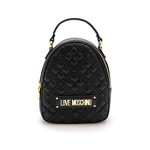 Love Moschino Damen Borsa Quilted Pu Nero Bauchtasche, Schwarz von Love Moschino