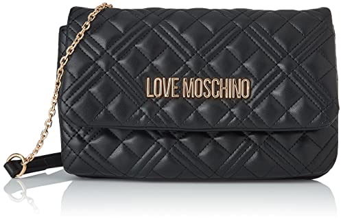 Love Moschino Damen Tasche Soft Pu Schwarz Schultertasche, Einheitsgröße von Love Moschino