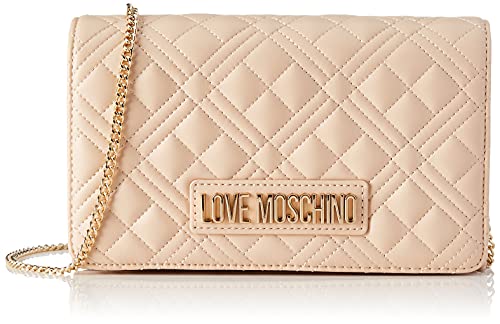 Love Moschino Damen Borsa a Spalla Da Donna Umhängetasche, Pre Collection Herbst Winter 2021, Natur von Love Moschino