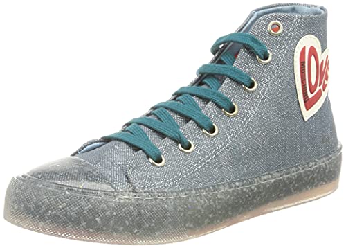 Love Moschino Damen Collezione Autunno Inverno 2021 Sneaker, blau, 40 EU von Love Moschino