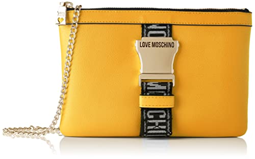 Love Moschino Damen Collezione Autunno Inverno 2021 Umhngetasche, gelb von Love Moschino