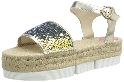 Love Moschino Damen Espadrillas Fahrer-Slipper, Schwarz, 39 EU von Love Moschino