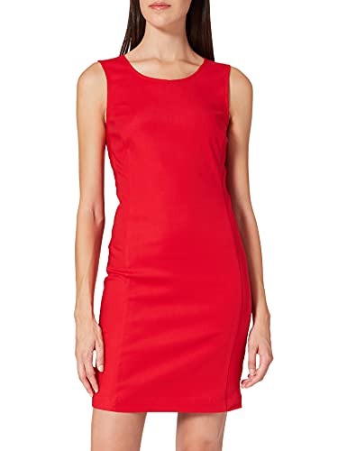 Love Moschino Damen Fitted Tube with Tank top Neckline, Invisible Zipper down The Back Casual Dress, Red, Gr. DE 42 (Herstellergröße: 46) von Love Moschino