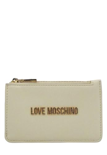 Love Moschino Damen Geldbörse mit Geldbörse Marke, Modell JC5614PP1ILD0, Hergestellt aus synthetischem Leder. Elfenbein, elfenbein, Mit Münzfach von Love Moschino