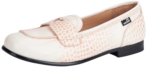 Love Moschino Damen JA10101G1I Fahrer-Slipper, Rosa, 38 EU von Love Moschino