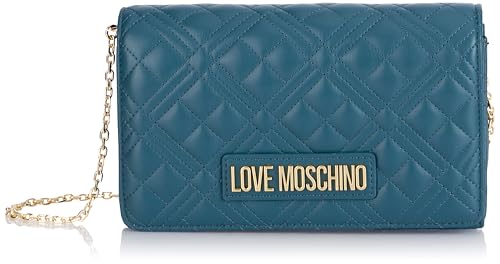 Love Moschino Schultertasche Damen Smaragd Einheitsgröße von Love Moschino