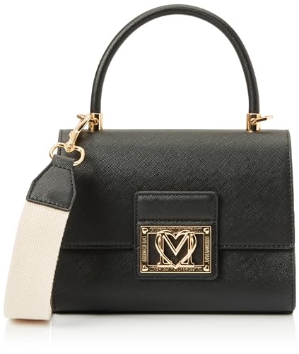 Love Moschino Damen JC4328PP0IKS0000 BORSA A Mano, Nero von Love Moschino