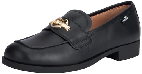 Love Moschino Damen Ja10162g1i Fahrer-Slipper, Schwarz, 35 EU von Love Moschino