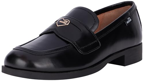 Love Moschino Damen Ja10172g1ljd0000 Loafers, Schwarz, 37 EU von Love Moschino