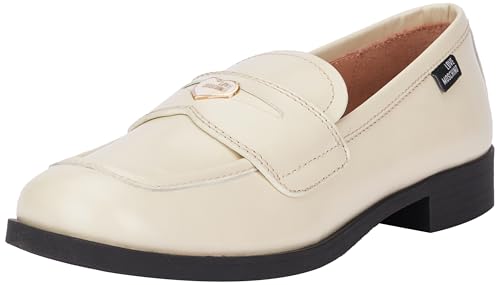 Love Moschino Damen Ja10172g1ljd0102 Loafers, Milch, 38 EU von Love Moschino