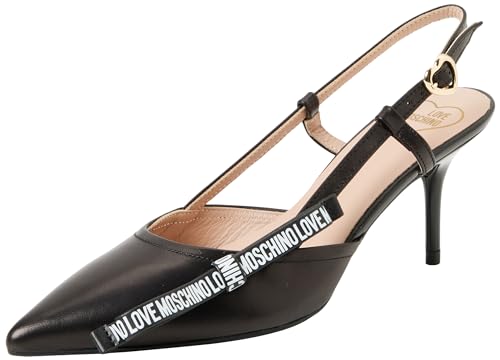 Love Moschino Damen SCARPAD.SPILLO70 Nappa, Schwarz, 38 EU SCARPAD.SPILLO70 Nappa, Schwarz, 38 EU von Love Moschino