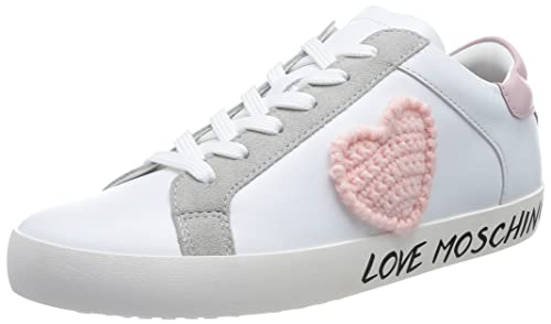 Love Moschino Damen Ja15132g1gial10a37 W.Sneakers, Weiß, 37 EU von Love Moschino