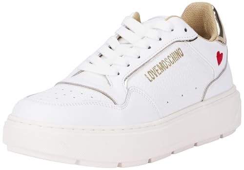 Love Moschino Damen Ja15144g1ljc210a Sneaker, Weiß, 38 EU von Love Moschino