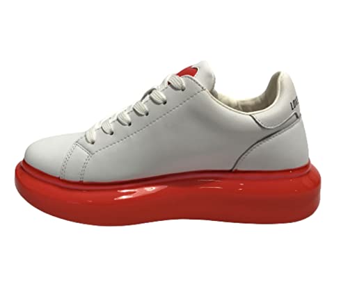 Love Moschino Damen Ja15174g0fiay10b36 Sneaker, Weiß, 36 EU von Love Moschino