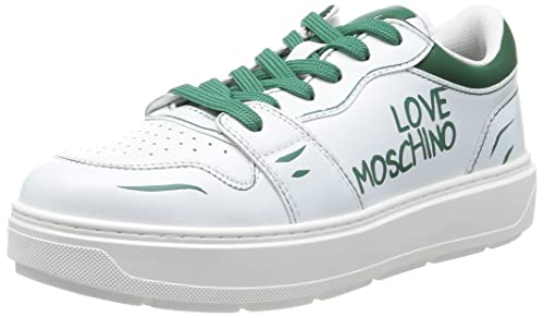 Love Moschino Damen Ja15254g1gia10d39 W.Sneakers, Weiß, 39 EU von Love Moschino