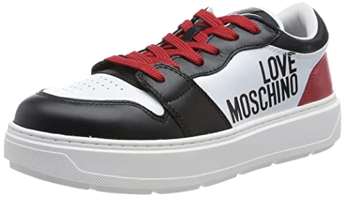 Love Moschino Damen Ja15274g1giab10b41 W.Sneakers, Weiß, 41 EU von Love Moschino