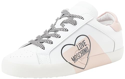 Love Moschino Damen Sneaker, Bianco, 41 EU von Love Moschino