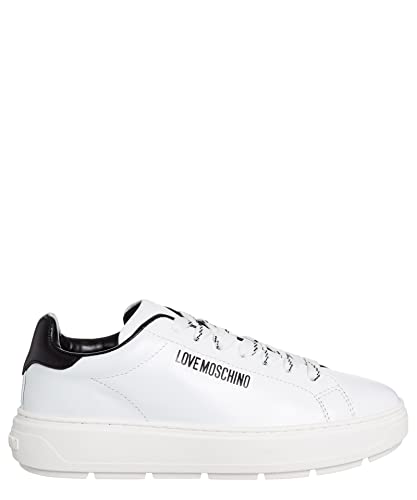 Love Moschino Damen Sneaker, Bianco, 35 EU von Love Moschino