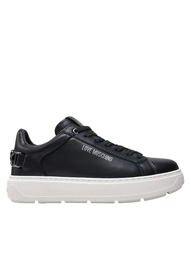Love Moschino Damen Ja15394g0lia000a Sneaker, Schwarz, 40 EU von Love Moschino